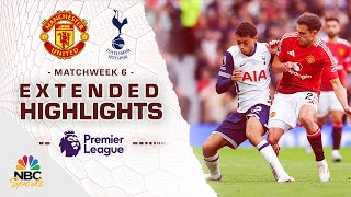 Manchester United v Tottenham Hotspur  PREMIER LEAGUE HIGHLIGHTS  9292024  NBC Sports [upl. by Ellebyam]