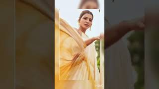 Samanthas😍 stunning saree look🥰 [upl. by Wernda]