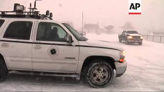 A late spring storm brought high winds and snow across portions of Massachusetts and eastern Maine o [upl. by Ennasus]