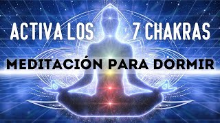 MEDITACIÓN DE LOS SIETE CHAKRAS PARA DORMIR  MEDITACIÓN GUIADA CON MANTRAS  RELAJACIÓN 💖 EASY ZEN [upl. by Odlo]