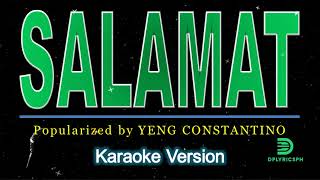 Yeng Constantino  Salamat karaoke version [upl. by Attenrev]