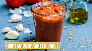 How To Make Spaghetti Sauce With Fresh Tomatoes  Easy Homemade Spaghetti Sauce Recipe [upl. by Falito]