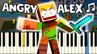 ANGRY ALEX  Minecraft Animation Music Video [upl. by Francklyn]