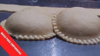 LA MEJOR MASA PARA EMPANADAS FRITAS TUTORIAL PASO A PASO [upl. by Idnaj]