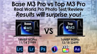 Base M3 Pro 1114 vs Top M3 Pro 1218  400 Upgrade  Results will surprise you [upl. by Marsiella]