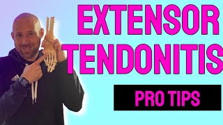 Beat Extensor Tendonitis Causes Treatment and Pain Relief [upl. by Nayve]