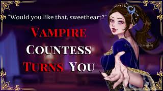 Vampire Countess Turns You F4F Soft Dom Sapphic Flirt Assurance Willing Sleep Aid ASMR [upl. by Orgel]