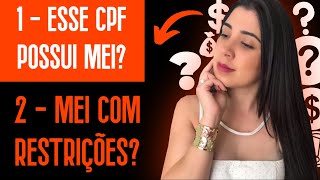 COMO CONSULTAR SE O CPF TEM CNPJ  CNPJ COM RESTRIÇÕES Simples e em 2020 [upl. by Klaus]