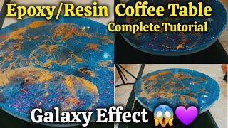 Epoxy Resin Coffee Table DIY Tips amp Tricks [upl. by Odrawde]