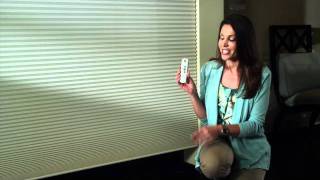 Somfy Adjusting Motorized Cellular Shades [upl. by Enialb]