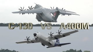 Hercules C130 vs Airbus A400M Which one Better [upl. by Anitsud]