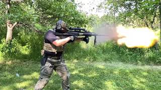 shooting the GM6 LYNX 50 BMG bullpup [upl. by Eelloh]