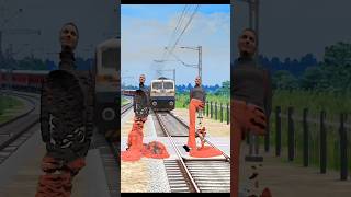 funny train vs sand sculpture special effects on the train driver half shorts 1million viralvideo [upl. by Pavlish]