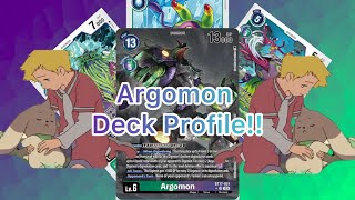 Argomon BT17 Deck Profile 2024 No tamer unsuspends for your opponent [upl. by Tobey]