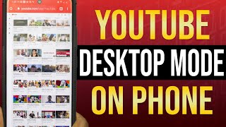 YouTube Desktop mode 2020  How to enable desktop mode in android and Iphone [upl. by Anniala988]