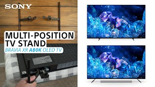 Sony  BRAVIA XR A80K OLED TV – Multiposition TV Stand [upl. by Rambert591]