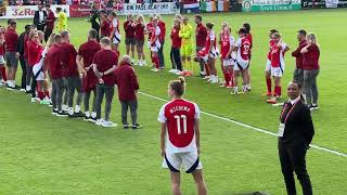 Vivianne Miedema farewell speech at Arsenals last game of the season [upl. by Stout141]