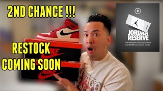 RESTOCK 2ND CHANCE JORDAN 1 LOST AND FOUND COMING SOON [upl. by Franni]