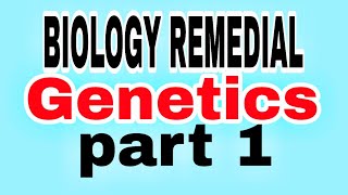 🔴Remedial Biology chapter five Geneticsremedial classEthiopia2017 [upl. by Atnoid]