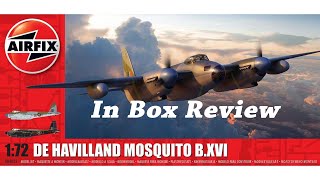 Airfix 172nd Scale De Havilland Mosquito In Box Review airfix mossie [upl. by Gona]