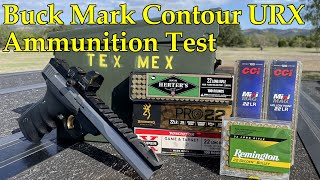 Browning Buck Mark Contour URX Ammunition Test [upl. by Aimo261]