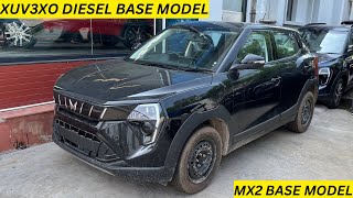 2024 Mahindra XUV3XO MX2 Diesel Manual  XUV3XO Mx2 Diesel Base Model  2024 Xuv 3xo Mx2 Diesel Base [upl. by Yenitirb]