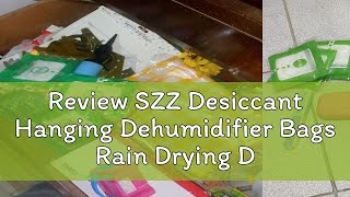 Review SZZ Desiccant Hanging Dehumidifier Bags Rain Drying Dehumidifie Bag [upl. by Manolo407]