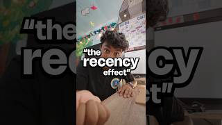 The Recency Effect Judging an experience based only how it ended psychology funfact business [upl. by Fugere]