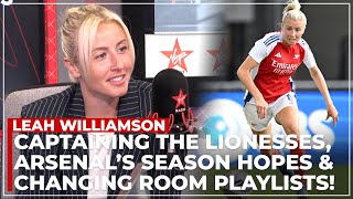 Leah Williamson Arsenals 2425 Chances amp Avril Lavignes Changing Room Influence 🦁 [upl. by Yelhsa]