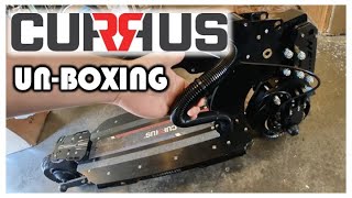 CURRUS NF Unboxing and First Ride  Freemotion is SHIPPING NOW  FREE Fast Charger  Premium 🛴💨 [upl. by Aronid]