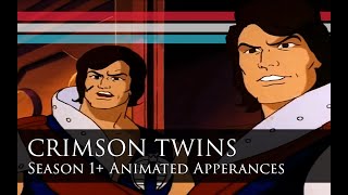 Crimson Twins Tomax and Xamot GI Joe Compilation Season 1 Appearances [upl. by Leeke]