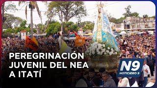 PEREGRINACIÓN JUVENIL DEL NEA A ITATÍ  NOTICIERO 9 [upl. by Danell356]