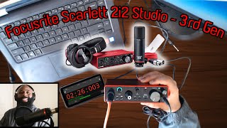 Focusrite Scarlett 2i2 Studio 3rd Gen 🎤  Mobile Studio Recording 🔴  USB Audio Interface 🔥 [upl. by Dnar]