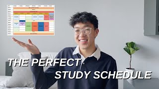 how to create a PRODUCTIVE STUDY SCHEDULE that AVOIDS BURNOUT time management tips for students [upl. by Akihc581]