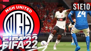 WHAT AN INSANE STRIKE  FIFA 22 MGH UNITED CAREER MODE S1E10 [upl. by Gilson]