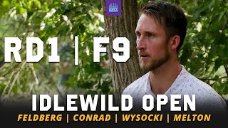 2021 Idlewild Open  RD1 F9  Wysocki Conrad Feldberg Melton  GATEKEEPER MEDIA [upl. by Levitt]