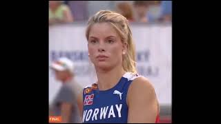 Meet Embla Matilde Njerve The Norwegian Pole Vaulter Everyones Buzzing Over  Viral video [upl. by Kerstin]