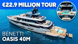 The Most Successful 40m Superyacht Ever Benetti Oasis 40m Review [upl. by Eadwina]