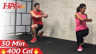 30 Minute Tabata Cardio Workout without Equipment at Home  Full Body HIIT No Equipment Cardio [upl. by Arodoet]