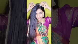 💥Try this Hairstyle 💫 Diwali  Hairstyle for sareesaree hairstyletraditional look hairstyle [upl. by Haroldson463]