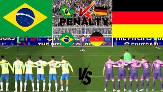 BRAZIL🇧🇷 VS GERMANY🇩🇪 PENALTY SHOOTOUT🔥 MATCH  NEYMAR JR VS TONI KROOS  eFOOTBALL™ GAME [upl. by Valdemar]