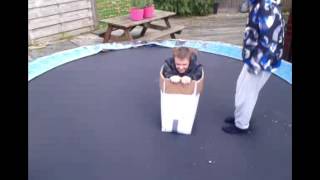 Trampoline FAIL Slow Motion [upl. by Saxon31]