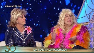 La Tota y La Pochola llegaron con blooper de Susana incluido  Susana Giménez [upl. by Anowahs]