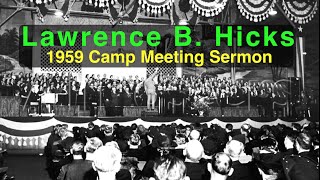 Camp Meeting Service Lawrence B Hicks 1959 [upl. by Joscelin676]