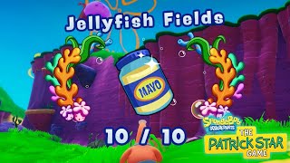 Jellyfish Fields Mayo Jars  All 1010 Locations  SpongeBob SquarePants The Patrick Star Game [upl. by Ludwigg]