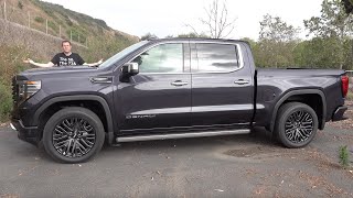 The 2022 GMC Sierra Denali Ultimate Is an 85000 UltraLuxury Truck [upl. by Odlabso653]