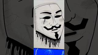 Joker face drawing🎭💀drawing art joker jokerdrawing facedrawing shorts youtubeshorts [upl. by Nahtiek]