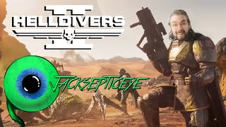 Jacksepticeye in Helldivers II  greenscreen jacksepticeye meme [upl. by Ihdin]