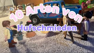 10 Arten von Hufschmieden 🐴 [upl. by Killian]