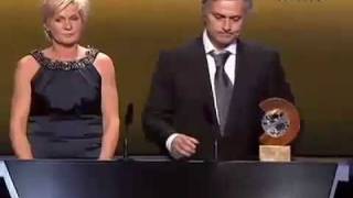 José Mourinho wins 2010 FIFA World Coach award [upl. by Niar]